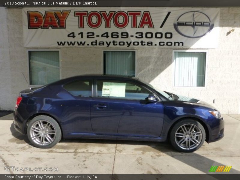 Nautical Blue Metallic / Dark Charcoal 2013 Scion tC