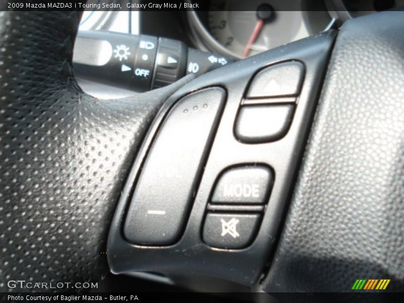 Galaxy Gray Mica / Black 2009 Mazda MAZDA3 i Touring Sedan