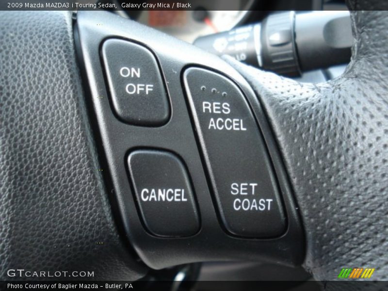 Galaxy Gray Mica / Black 2009 Mazda MAZDA3 i Touring Sedan