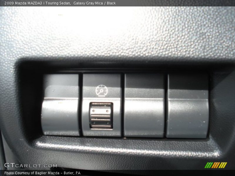 Galaxy Gray Mica / Black 2009 Mazda MAZDA3 i Touring Sedan