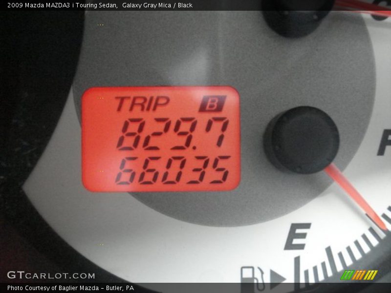 Galaxy Gray Mica / Black 2009 Mazda MAZDA3 i Touring Sedan