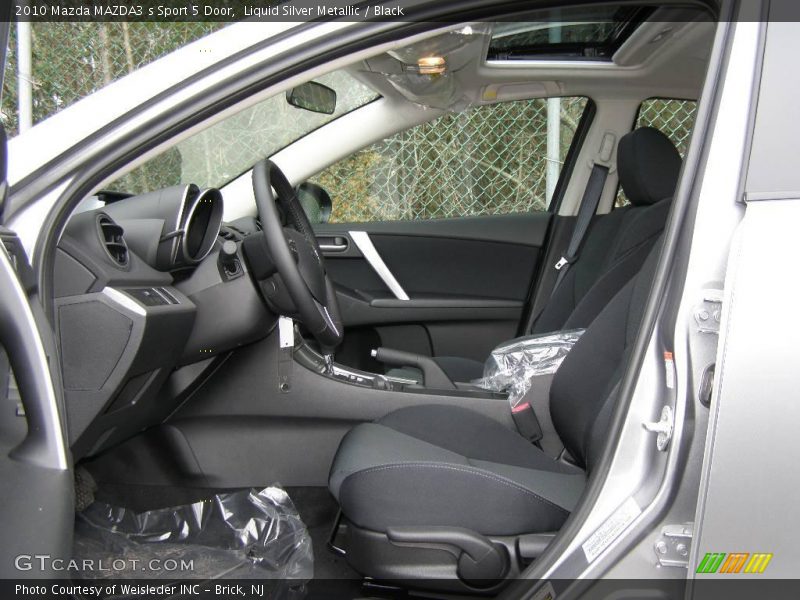 Liquid Silver Metallic / Black 2010 Mazda MAZDA3 s Sport 5 Door