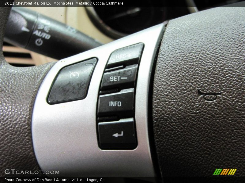 Mocha Steel Metallic / Cocoa/Cashmere 2011 Chevrolet Malibu LS