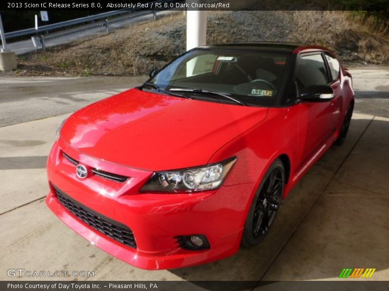 Absolutely Red / RS 8.0 Dark Charcoal/Red 2013 Scion tC Release Series 8.0