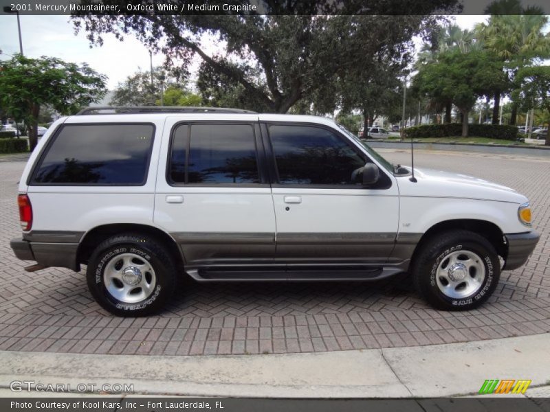 Oxford White / Medium Graphite 2001 Mercury Mountaineer