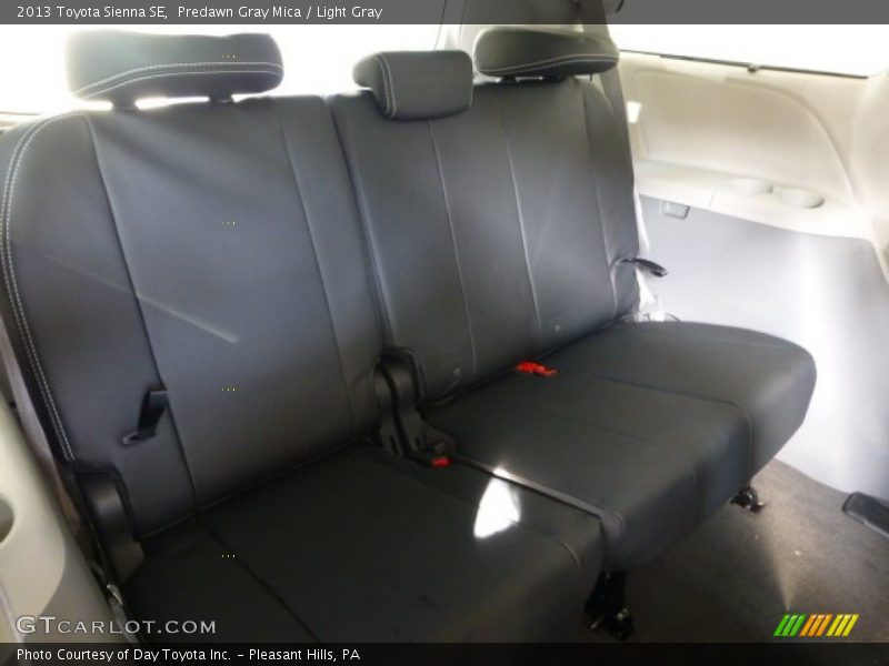 Predawn Gray Mica / Light Gray 2013 Toyota Sienna SE