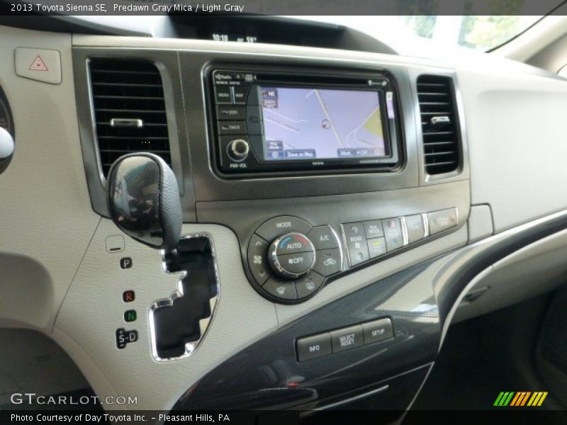 Predawn Gray Mica / Light Gray 2013 Toyota Sienna SE