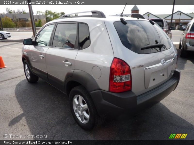 Sahara Silver / Gray 2005 Hyundai Tucson GLS V6 4WD