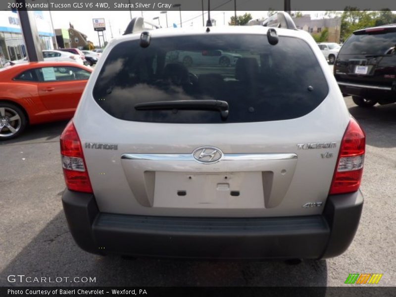 Sahara Silver / Gray 2005 Hyundai Tucson GLS V6 4WD