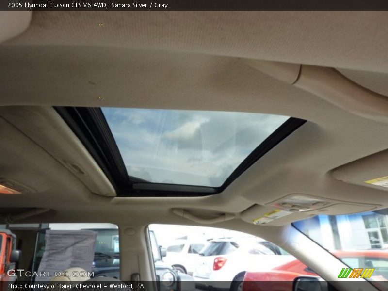 Sahara Silver / Gray 2005 Hyundai Tucson GLS V6 4WD
