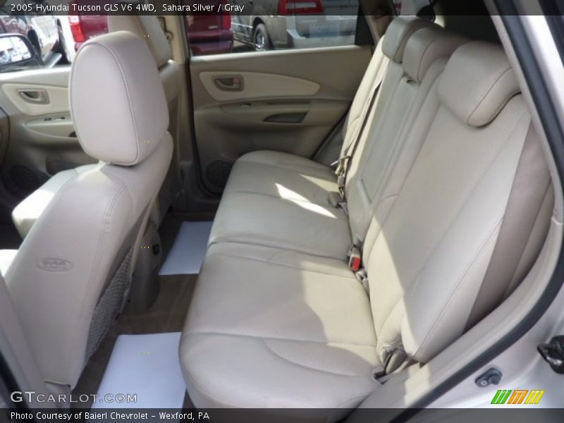 Sahara Silver / Gray 2005 Hyundai Tucson GLS V6 4WD