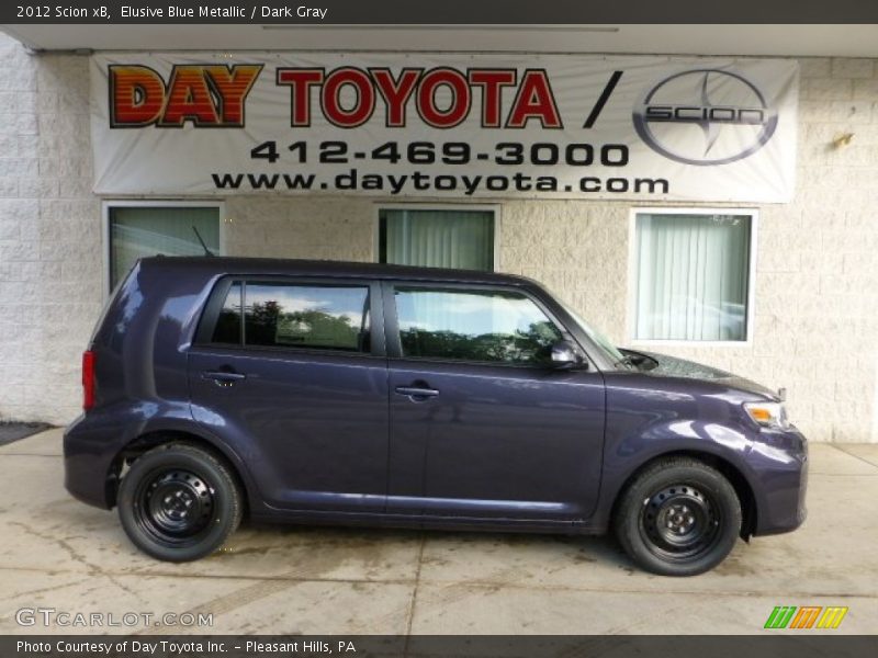 Elusive Blue Metallic / Dark Gray 2012 Scion xB