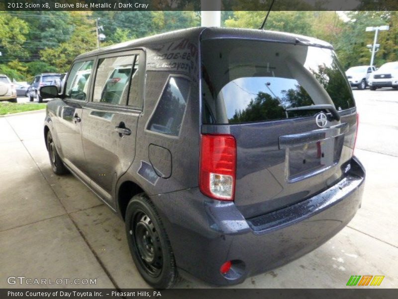 Elusive Blue Metallic / Dark Gray 2012 Scion xB