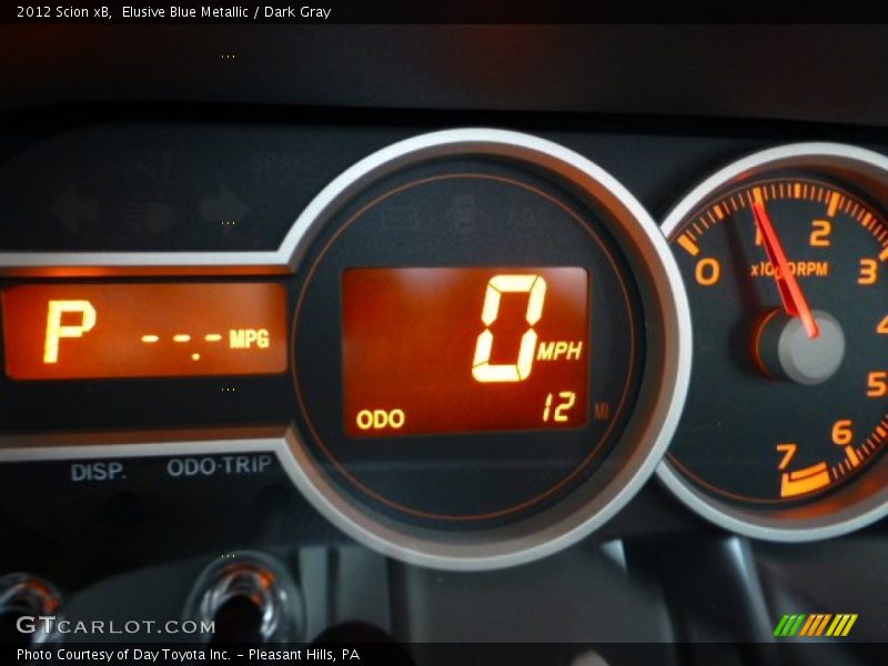 Elusive Blue Metallic / Dark Gray 2012 Scion xB