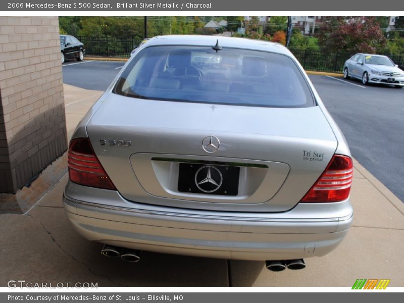 Brilliant Silver Metallic / Charcoal 2006 Mercedes-Benz S 500 Sedan