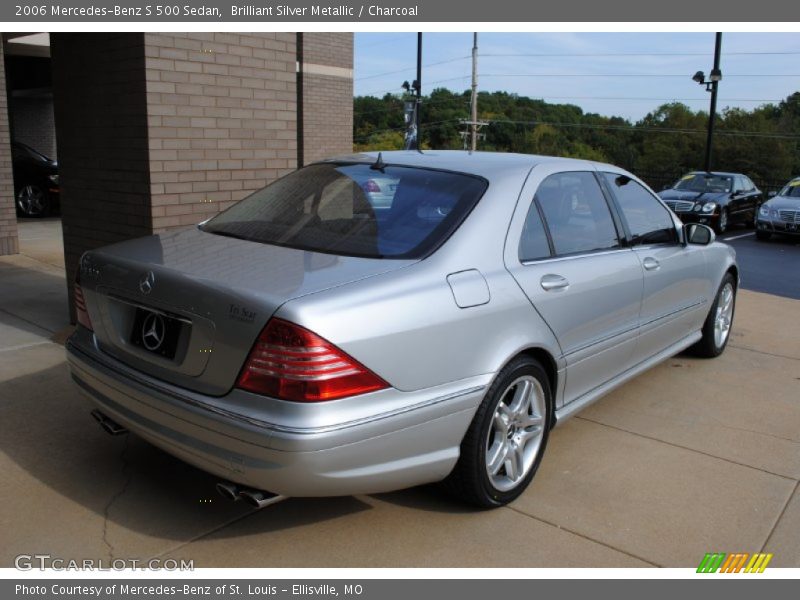 Brilliant Silver Metallic / Charcoal 2006 Mercedes-Benz S 500 Sedan