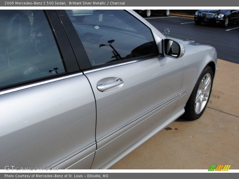 Brilliant Silver Metallic / Charcoal 2006 Mercedes-Benz S 500 Sedan