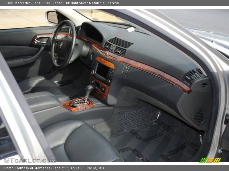 Brilliant Silver Metallic / Charcoal 2006 Mercedes-Benz S 500 Sedan