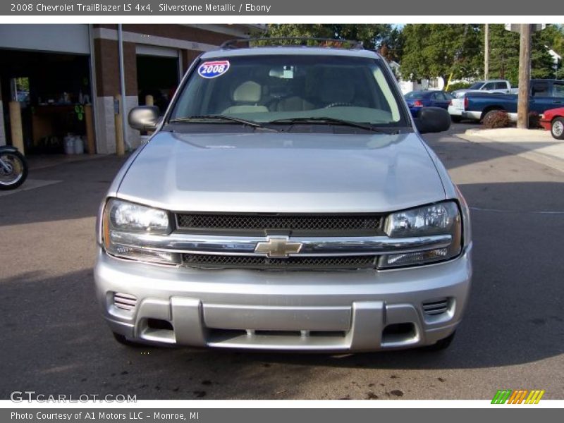 Silverstone Metallic / Ebony 2008 Chevrolet TrailBlazer LS 4x4