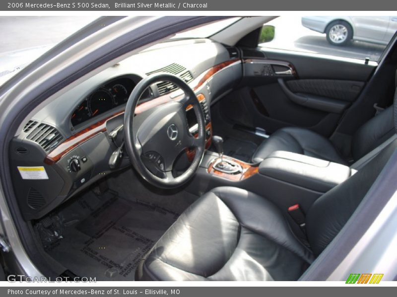 Brilliant Silver Metallic / Charcoal 2006 Mercedes-Benz S 500 Sedan