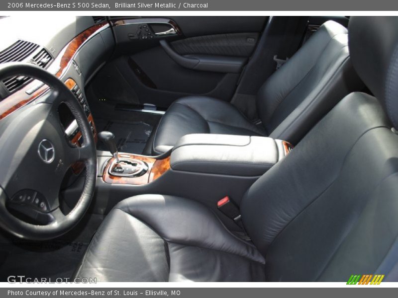 Brilliant Silver Metallic / Charcoal 2006 Mercedes-Benz S 500 Sedan