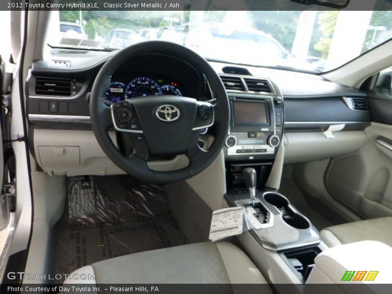 Classic Silver Metallic / Ash 2012 Toyota Camry Hybrid XLE