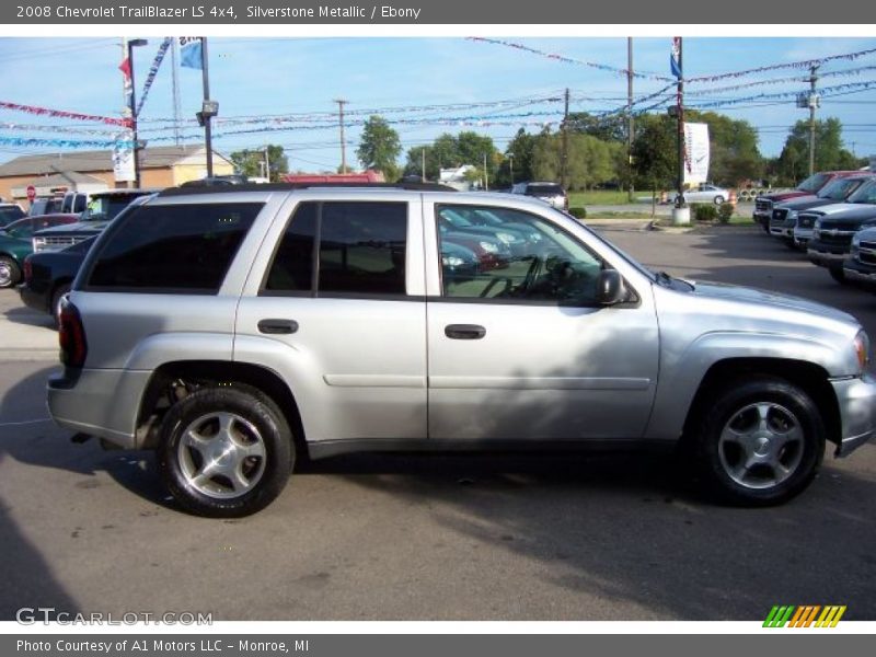 Silverstone Metallic / Ebony 2008 Chevrolet TrailBlazer LS 4x4