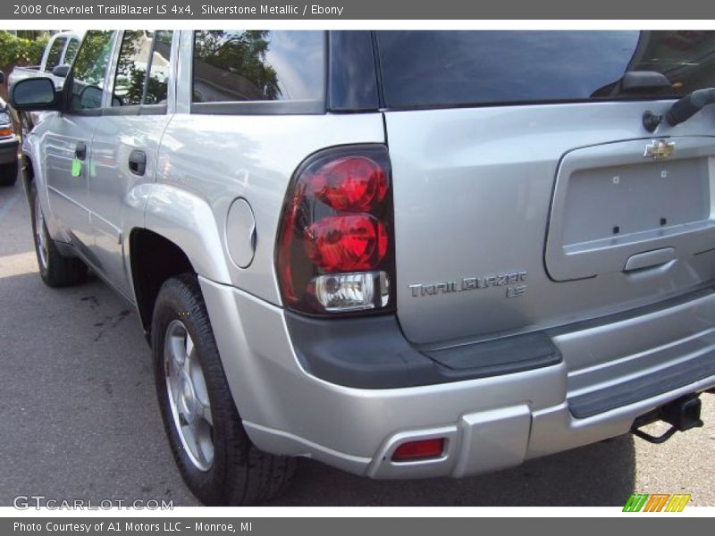 Silverstone Metallic / Ebony 2008 Chevrolet TrailBlazer LS 4x4