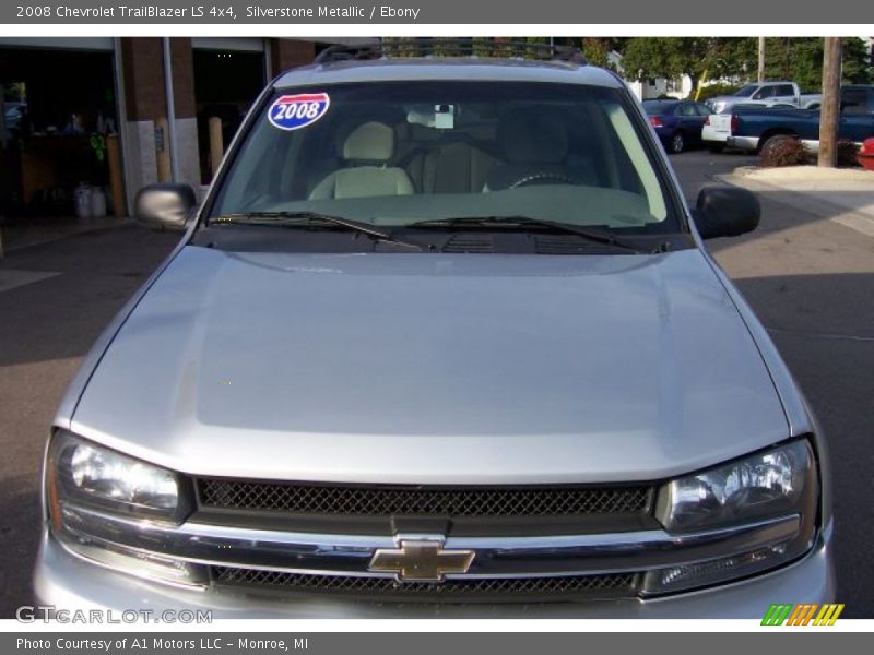 Silverstone Metallic / Ebony 2008 Chevrolet TrailBlazer LS 4x4