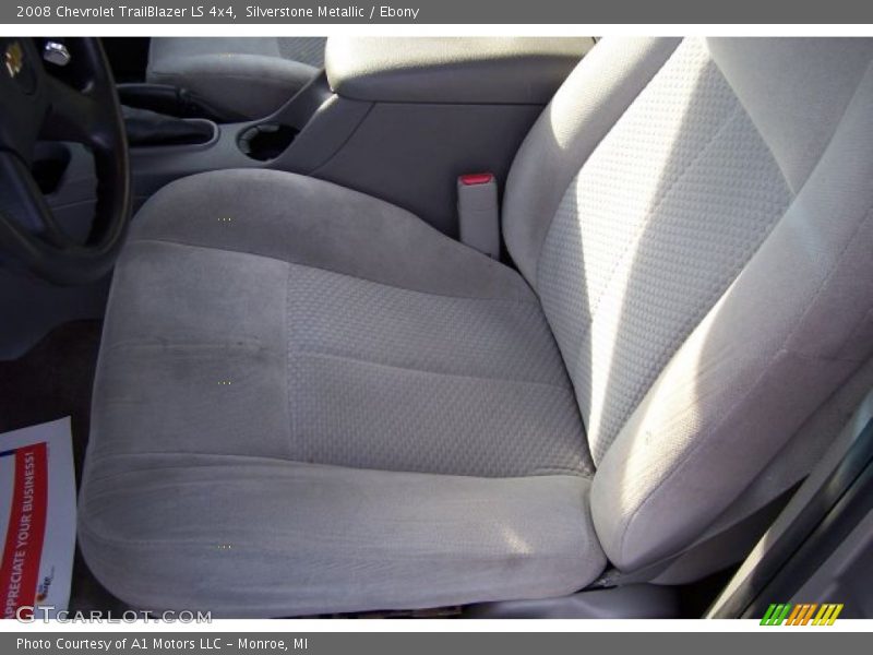 Silverstone Metallic / Ebony 2008 Chevrolet TrailBlazer LS 4x4