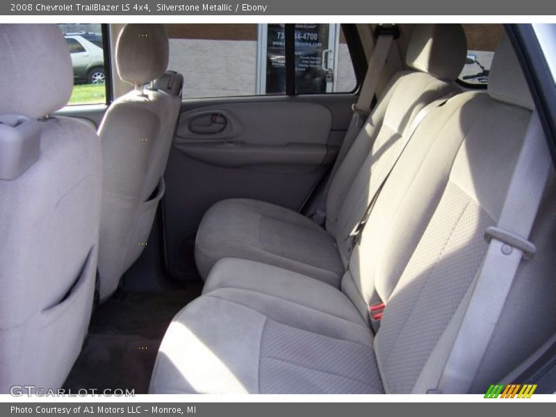 Silverstone Metallic / Ebony 2008 Chevrolet TrailBlazer LS 4x4