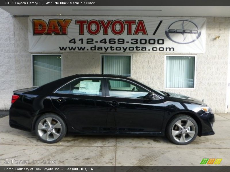 Attitude Black Metallic / Black 2012 Toyota Camry SE