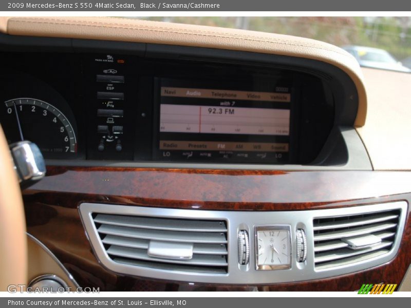 Black / Savanna/Cashmere 2009 Mercedes-Benz S 550 4Matic Sedan