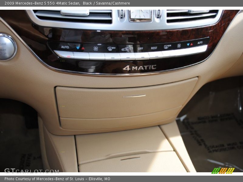 Black / Savanna/Cashmere 2009 Mercedes-Benz S 550 4Matic Sedan
