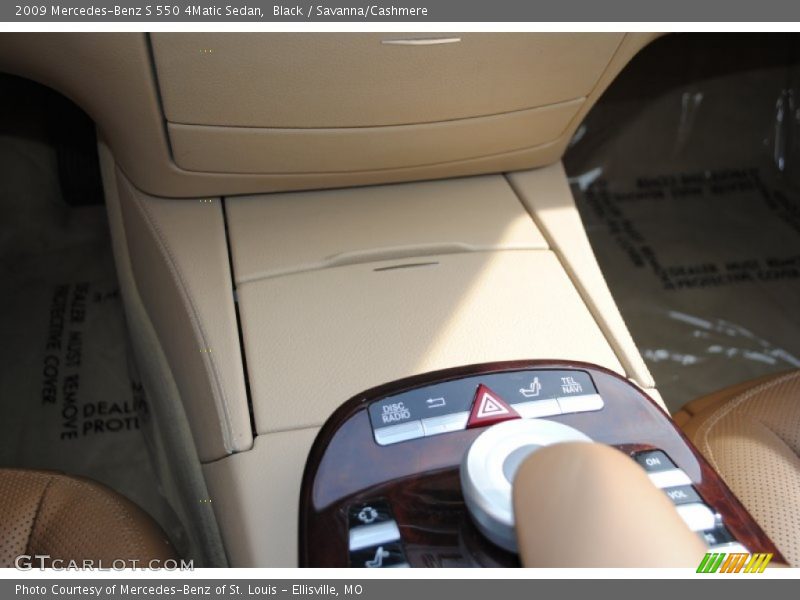 Black / Savanna/Cashmere 2009 Mercedes-Benz S 550 4Matic Sedan