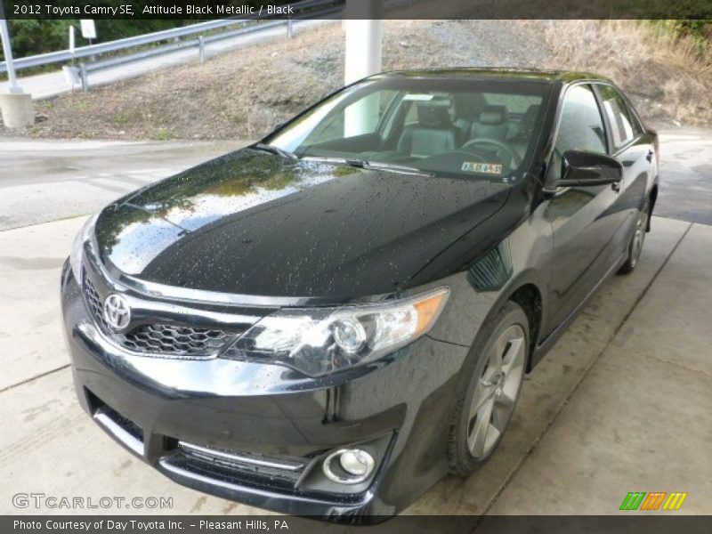 Attitude Black Metallic / Black 2012 Toyota Camry SE