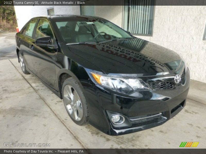 Attitude Black Metallic / Black 2012 Toyota Camry SE