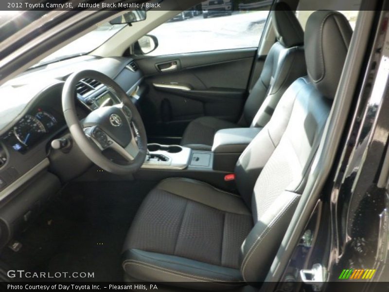 Attitude Black Metallic / Black 2012 Toyota Camry SE