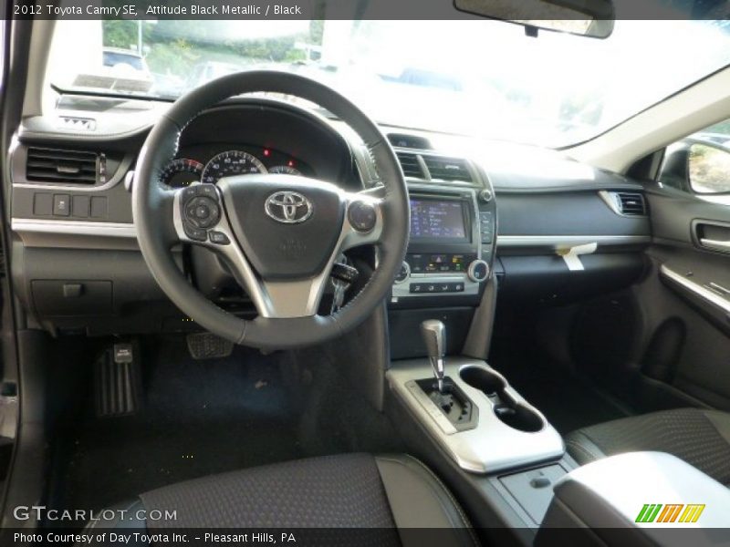 Attitude Black Metallic / Black 2012 Toyota Camry SE