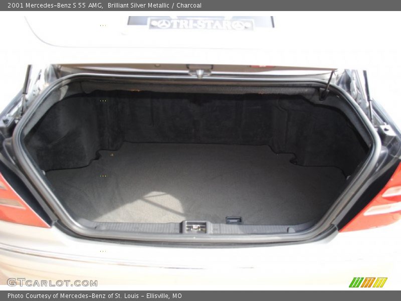 Brilliant Silver Metallic / Charcoal 2001 Mercedes-Benz S 55 AMG