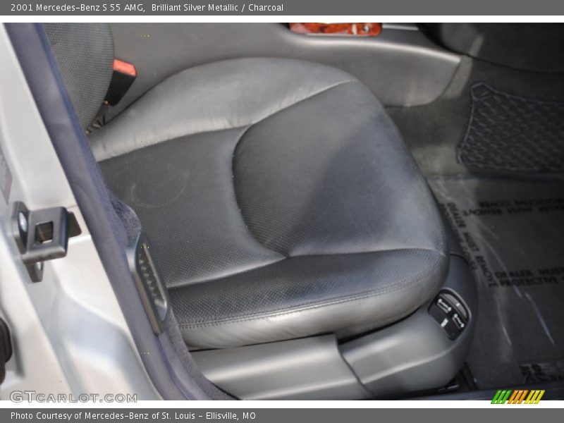 Brilliant Silver Metallic / Charcoal 2001 Mercedes-Benz S 55 AMG