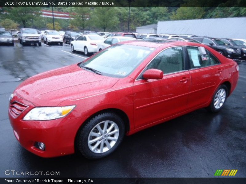 Barcelona Red Metallic / Bisque 2010 Toyota Camry XLE V6