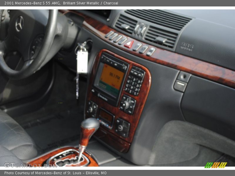Brilliant Silver Metallic / Charcoal 2001 Mercedes-Benz S 55 AMG