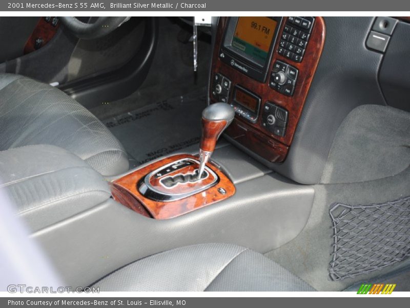 Brilliant Silver Metallic / Charcoal 2001 Mercedes-Benz S 55 AMG