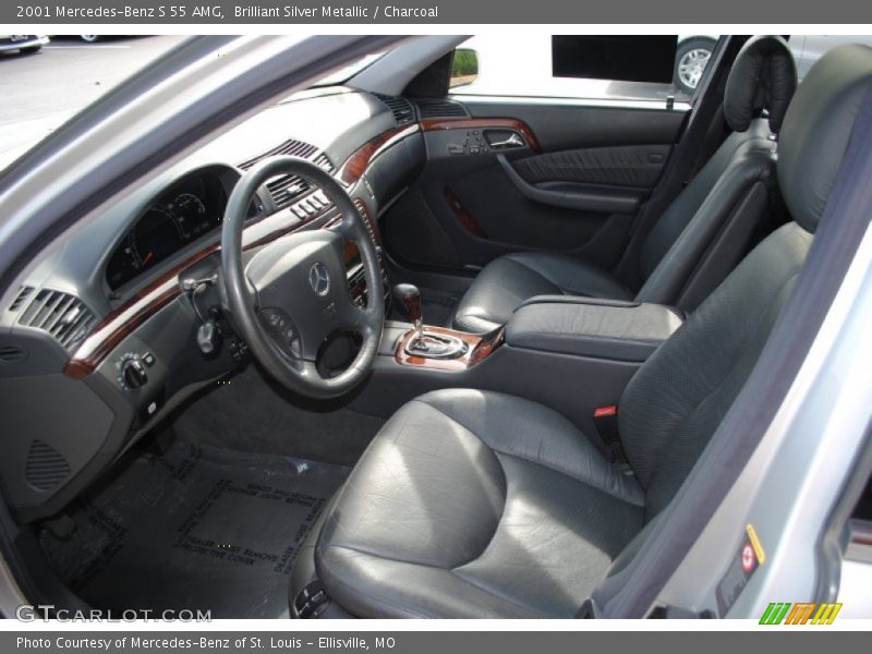  2001 S 55 AMG Charcoal Interior