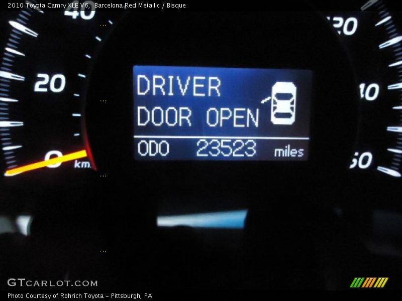 Barcelona Red Metallic / Bisque 2010 Toyota Camry XLE V6