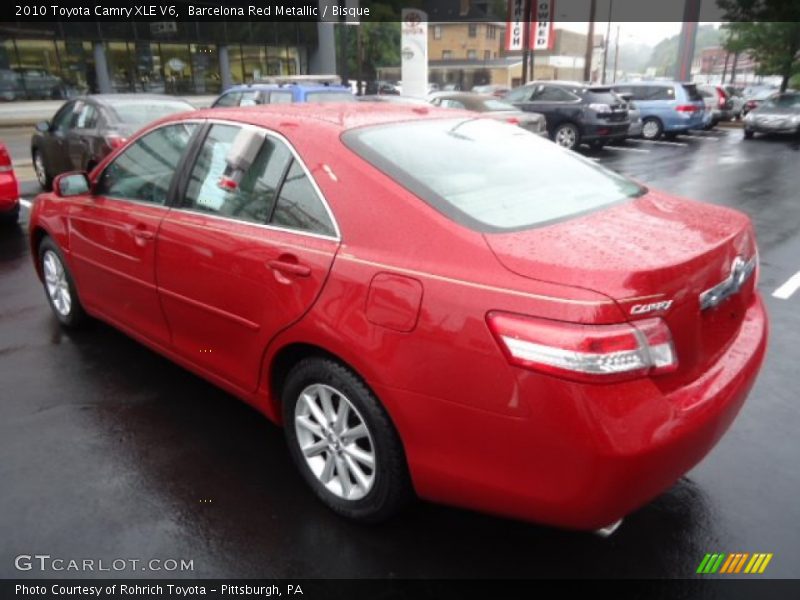Barcelona Red Metallic / Bisque 2010 Toyota Camry XLE V6
