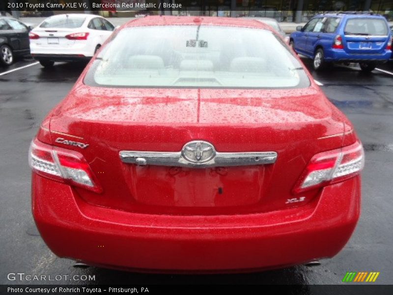 Barcelona Red Metallic / Bisque 2010 Toyota Camry XLE V6