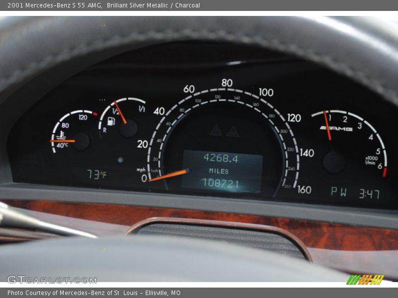  2001 S 55 AMG 55 AMG Gauges