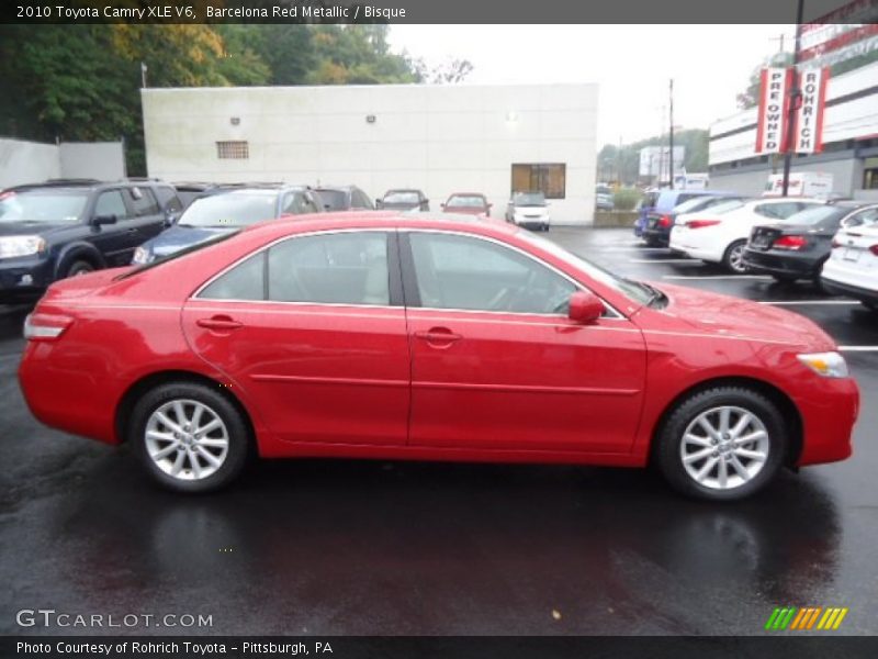 Barcelona Red Metallic / Bisque 2010 Toyota Camry XLE V6